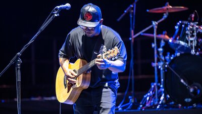 A live performance from Lights! Canberra! Action! 2021, a short film festival that takes place on the lawns outside Old Parliament House.