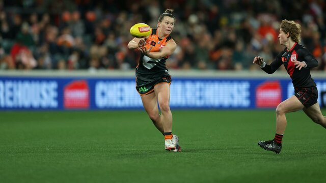 Epic AFLW Action Alyce Parker in Canberra